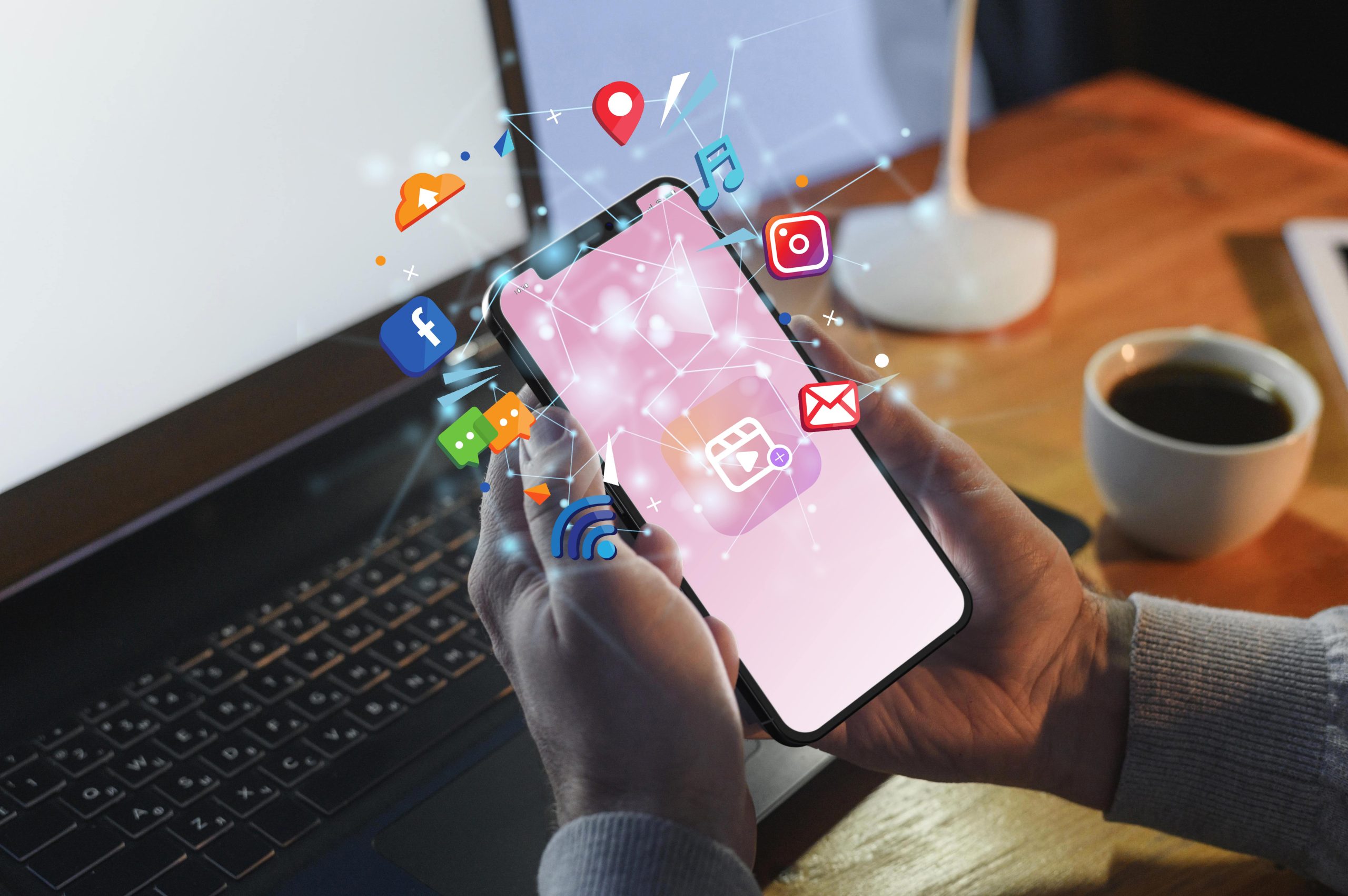 Social media app development